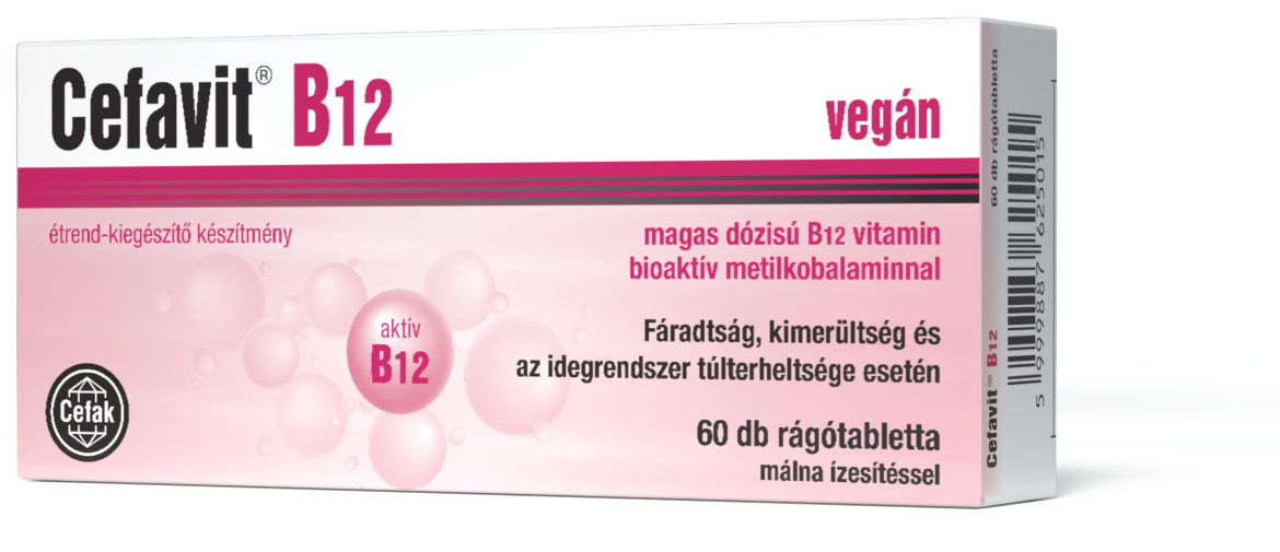 magas hasznosulású bioaktív B12-vitamin